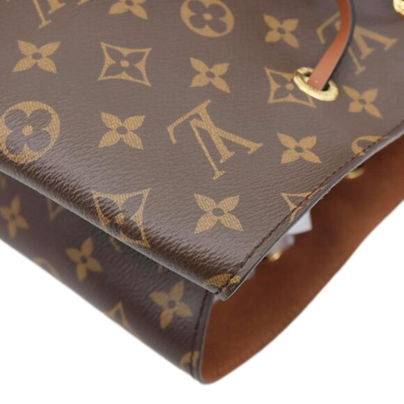Louis Vuitton  Neonoe MM Monogram Canvas Shoulder Bag Brown - Picture 5 of 16
